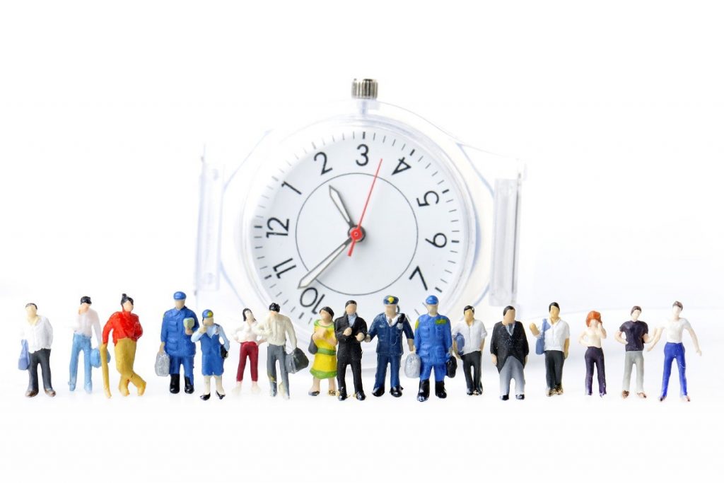 Courrier sur le temps de travail.