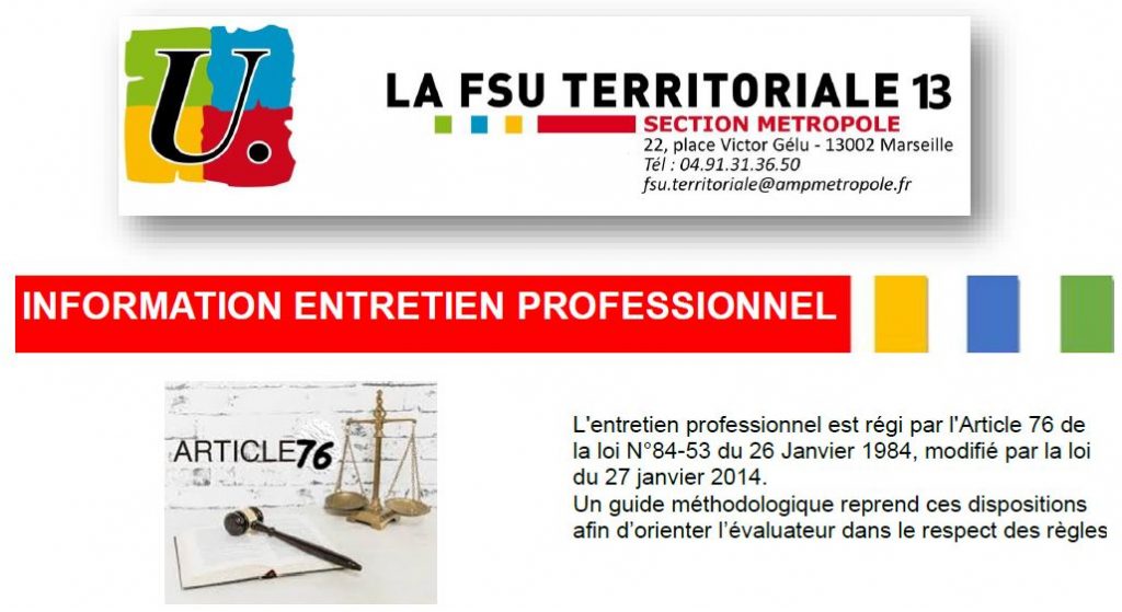Information entretien professionnel