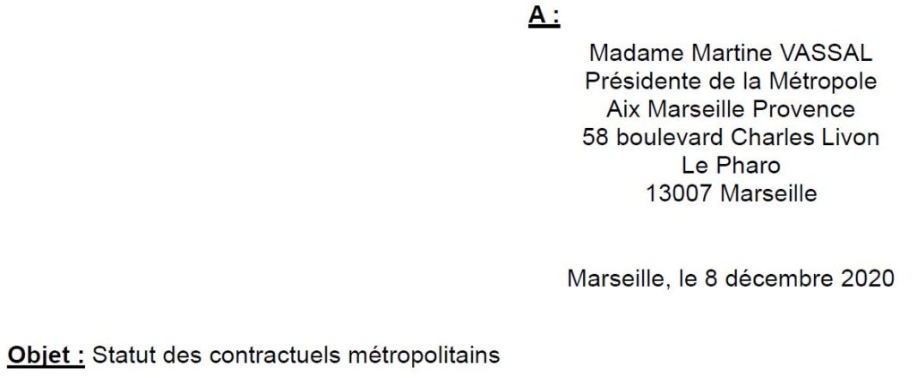Lettre ouverte contractuels