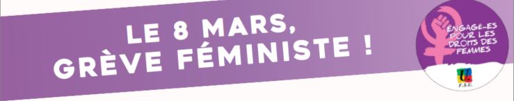 Mobilisation du 08/03/2024: Journée internationale des droits des femmes